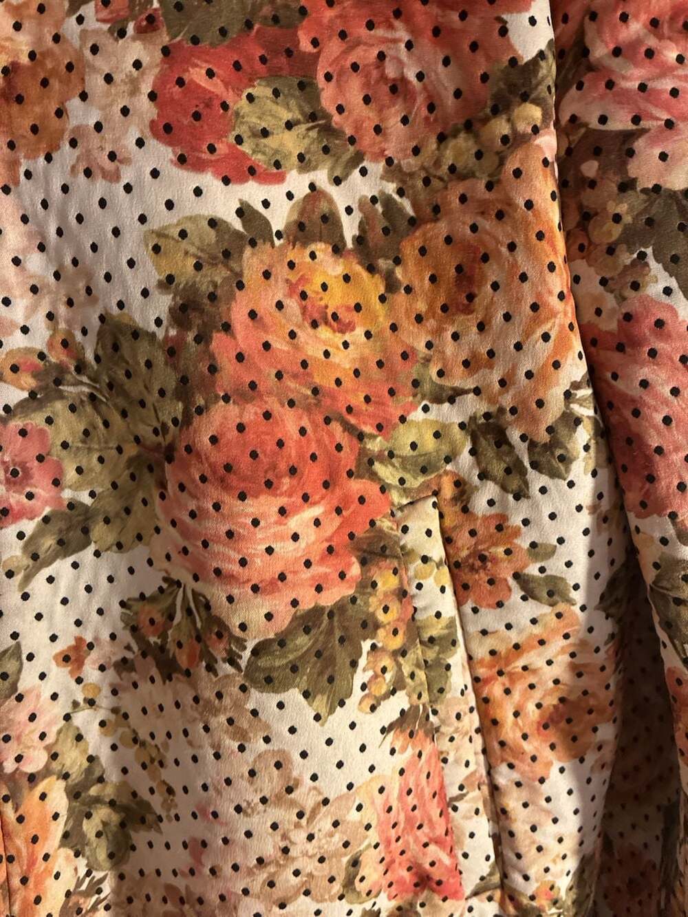 Zara Trafaluc Floral Perforated Bomber Jacket Size S